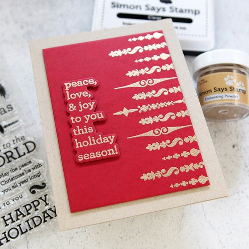 Simon Says Stamp! CZ Design Stamps and Dies ORNAMENTAL CHRISTMAS set441oc | color-code:ALT0