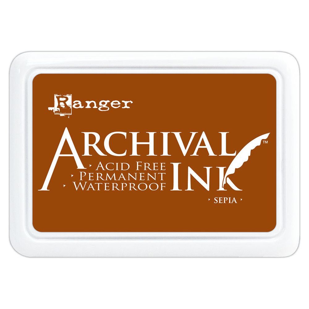 Ranger Archival Ink Pad Sepia AIP31505