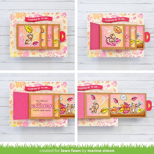 Simon Says Stamp! Lawn Fawn SET YOU AUTUMN KNOW Clear Stamps and Dies lfyak