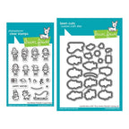 Simon Says Stamp! Lawn Fawn SET TINY WINTER FRIENDS Clear Stamps and Dies lftwf