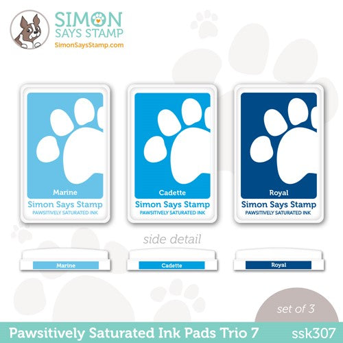 Simon Says Stamp! Simon Says Stamp Pawsitively Saturated Ink TRIO 7 ssk307