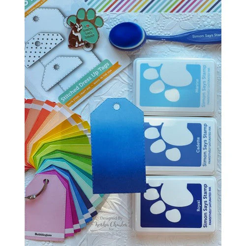 Simon Says Stamp Pawsitively Saturated Ink Trio 7 and Re-Inkers ink7reset Moments In Time