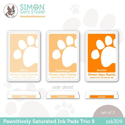 Simon Says Stamp! Simon Says Stamp Pawsitively Saturated Ink TRIO 9 ssk309