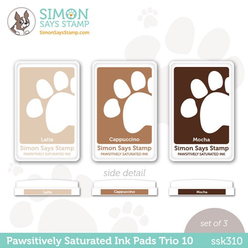 Simon Says Stamp! Simon Says Stamp Pawsitively Saturated Ink TRIO 10 ssk310
