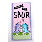 Simon Says Stamp! Lawn Fawn SET RAWR FLIP-FLOP Clear Stamps and Dies lfrff