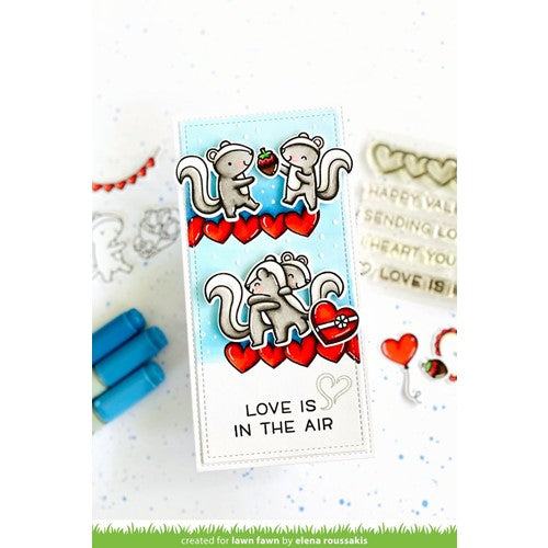 Simon Says Stamp! Lawn Fawn SET SCENT WITH LOVE Clear Stamps and Dies lfswl