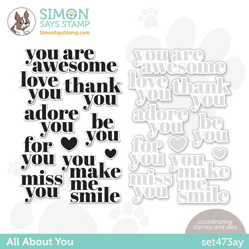 Simon Says Stamp! Simon Says Stamps and Dies ALL ABOUT YOU set473ay