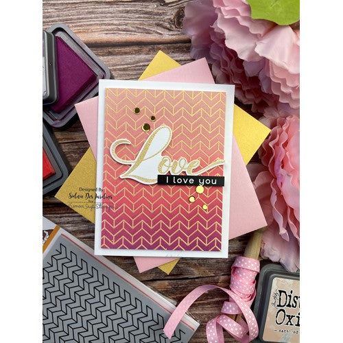 Simon Says Stamp! Simon Says Stamps and Dies SO MUCH LOVE set478sm
