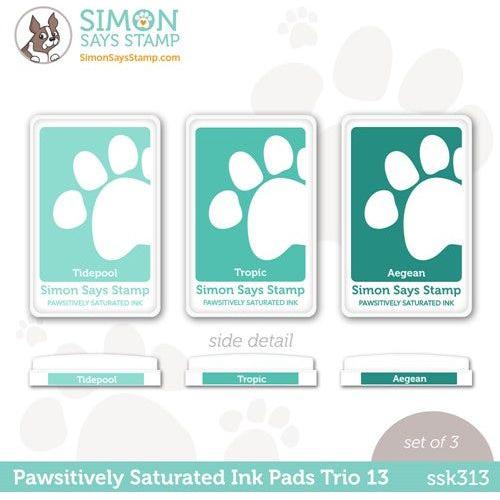 Simon Says Stamp! Simon Says Stamp Pawsitively Saturated Ink TRIO 13 ssk313