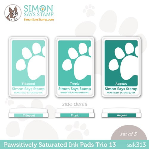 Simon Says Stamp! Simon Says Stamp Pawsitively Saturated Ink TRIO 13 ssk313