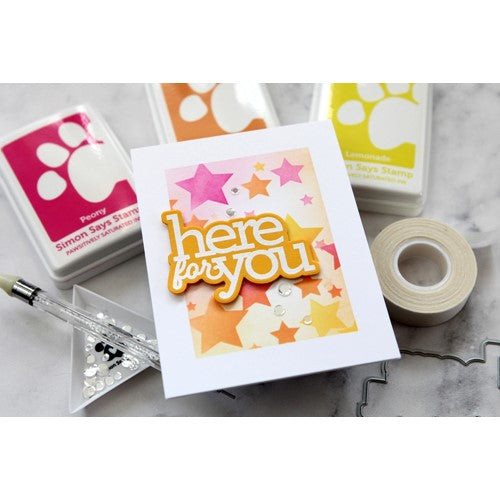 Simon Says Stamp! CZ Design Stamps and Dies WELL WISHES set488ww | color-code:ALT00