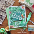 Simon Says Stamp! CZ Design Stamps and Dies WELL WISHES set488ww
