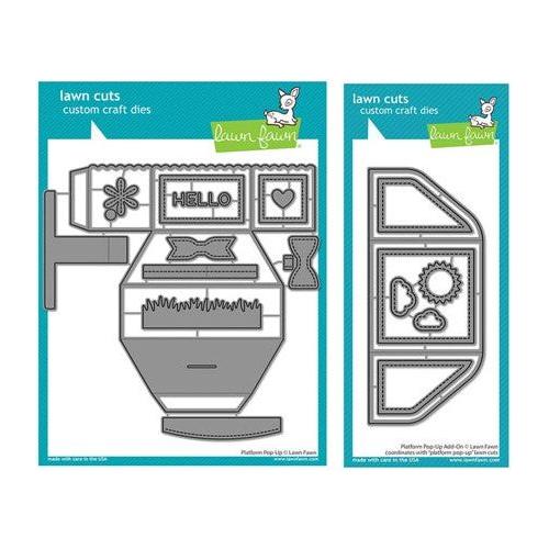 Simon Says Stamp! Lawn Fawn SET PLATFORM POP-UPS Dies s2lfppu