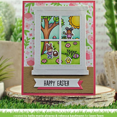 Simon Says Stamp! Lawn Fawn SET TINY SPRING FRIENDS Clear Stamps and Dies s2lftsf