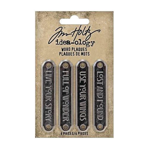Simon Says Stamp! Tim Holtz Idea-ology WORD PLAQUES th94246