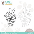 Simon Says Stamp! Simon Says Stamp and Dies SOME BUNNY LOVES YOU set507sb