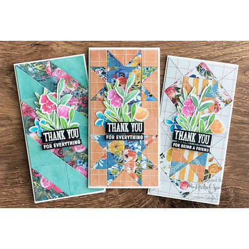 Simon Says Stamp! Simon Says Stamps and Dies BRUSHED FLOWERS set524bf | color-code:ALT01