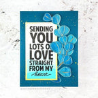 Simon Says Stamp! Simon Says Stamps and Die XL STACKED GREETINGS set517sg