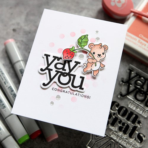 Simon Says Stamp! CZ Design Stamps and Dies YAY YOU set522yy | color-code:ALT0