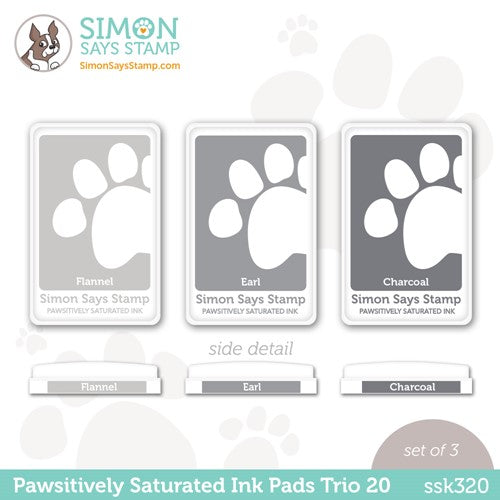 Simon Says Stamp! Simon Says Stamp Pawsitively Saturated Ink TRIO 20 ssk320