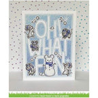 Simon Says Stamp! Lawn Fawn SET SNOWBALL FIGHT Clear Stamps and Dies a2lfsf