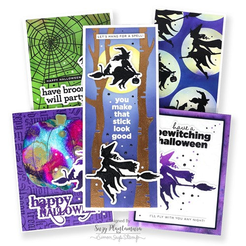Simon Says Stamp! CZ Design Stamps and Dies WITCH PLEASE set544wp | color-code:ALT41