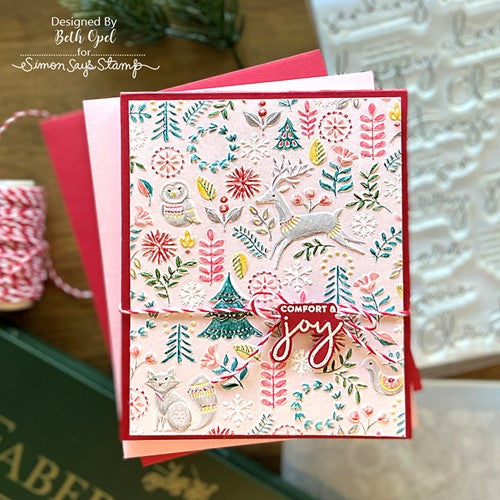 Simon Says Stamp! Simon Says Stamps and Dies CHRISTMAS BLESSINGS set548cb Stamptember