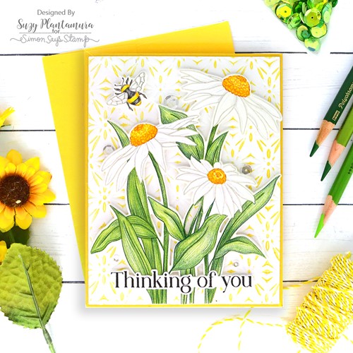 Simon Says Stamp! Simon Says Stamps and Dies BLACK EYED SUSANS set551bes Stamptember | color-code:ALT0