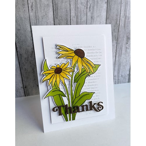 Simon Says Stamp! Simon Says Stamps and Dies BLACK EYED SUSANS set551bes Stamptember | color-code:ALT4