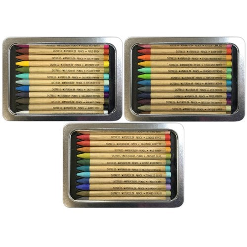 Tim Holtz Distress Watercolor Pencils Sets 1, 2, 3 Bundle Ranger