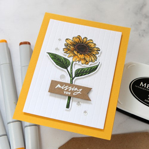 Simon Says Stamp! Simon Says Stamps and Dies SUNFLOWER FIELDS set562sf | color-code:ALT01