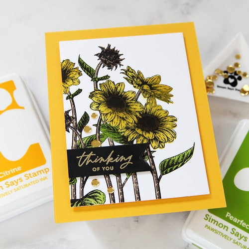 Simon Says Stamp! Simon Says Stamps and Dies SUNFLOWER FIELDS set562sf | color-code:ALT1