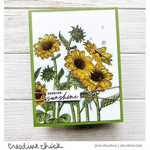 Simon Says Stamp! Simon Says Stamps and Dies SUNFLOWER FIELDS set562sf | color-code:ALT4