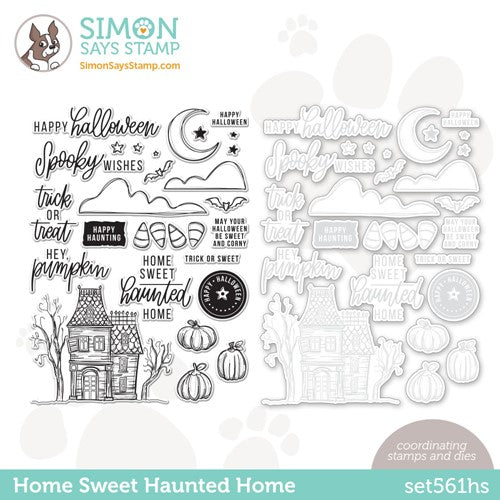 Simon Says Stamp! Simon Says Stamps and Dies HOME SWEET HAUNTED HOME set561hs