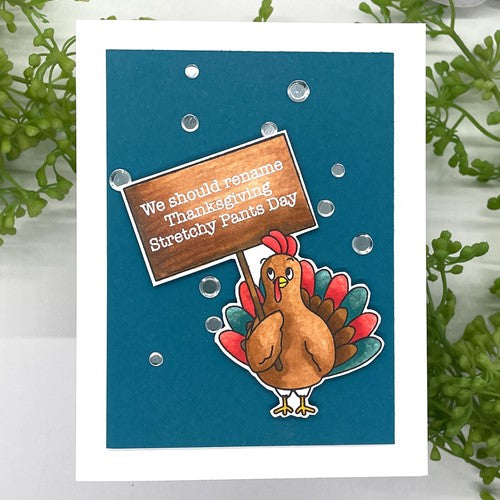Simon Says Stamp! Simon Says Stamps and Dies Friendsgiving TURKEY DAY set570td Cozy Hugs