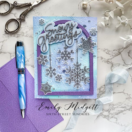 Simon Says Stamp! Simon Says Stamps and Dies GLISTENING SNOWFLAKES set571gs Cozy Hugs | color-code:ALT5