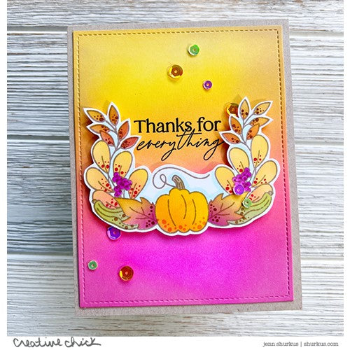 Simon Says Stamp! Simon Says Stamps and Stencils FULL OF THANKS set579ft Holiday Sparkle *