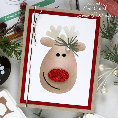 Simon Says Stamp! Simon Says Stamp Die and Stencil REINDEER PARTS set586rp Holiday Sparkle | color-code:ALT01