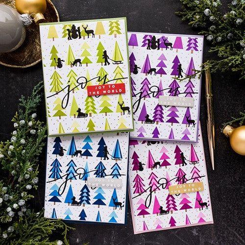 Simon Says Stamp! Simon Says Stamps and Dies PRINTMAKING PINES set581pp Holiday Sparkle | color-code:ALT00