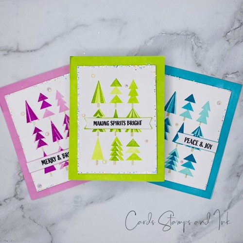 Simon Says Stamp! Simon Says Stamps and Dies PRINTMAKING PINES set581pp Holiday Sparkle | color-code:ALT04