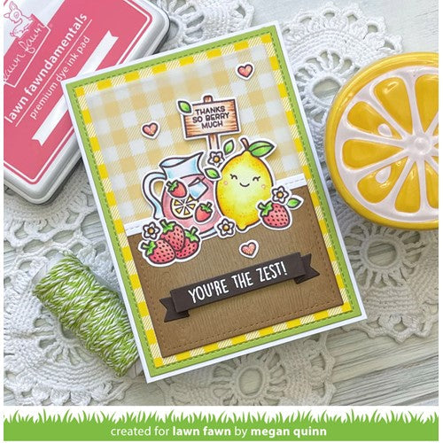 Simon Says Stamp! Lawn Fawn SET YOU'RE THE ZEST Clear Stamps and Dies lfytz