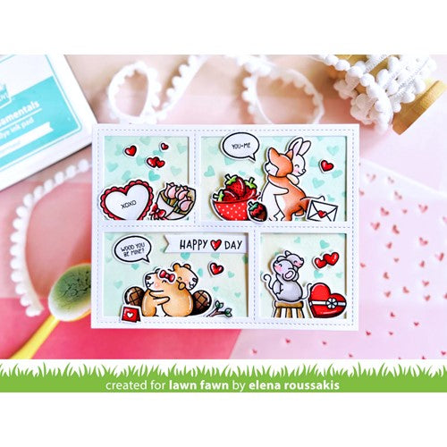 Simon Says Stamp! Lawn Fawn SET SO DAM MUCH Clear Stamps and Dies lfsdm