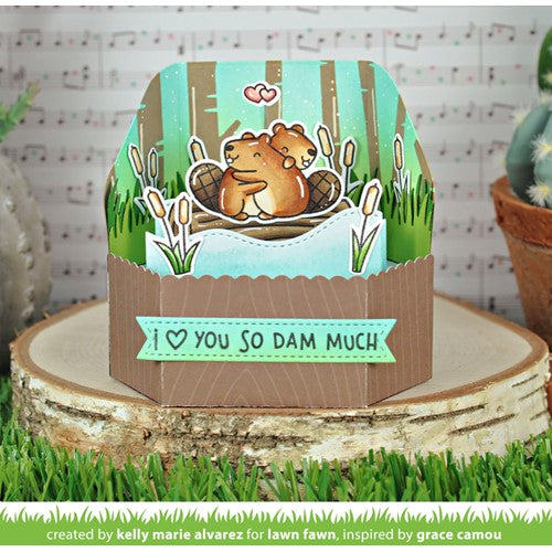 Simon Says Stamp! Lawn Fawn SET SO DAM MUCH Clear Stamps and Dies lfsdm