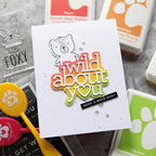 Simon Says Stamp! CZ Design Stamps and Dies WILD LOVE set594wl Hugs