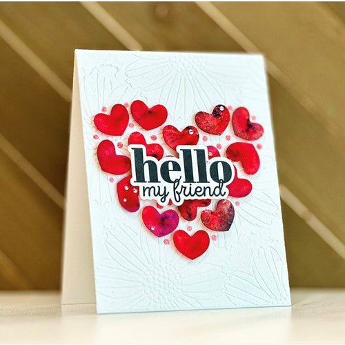 Simon Says Stamp! RESERVE CZ Design Stamps and Dies HI THERE GREETINGS set600ht Kisses