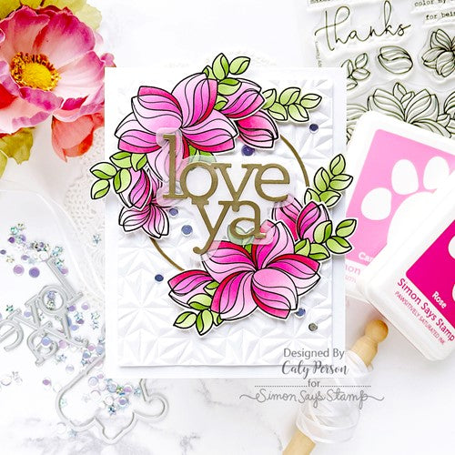 Simon Says Stamp! Simon Says Stamps and Stencils SWOOPY FLOWERS set601sf Kisses | color-code:ALT1