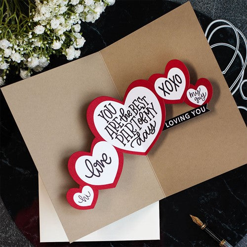 Simon Says Stamp! RESERVE Simon Says Stamps and Dies FROM THE HEART MESSAGES set599fh Kisses | color-code:ALT00