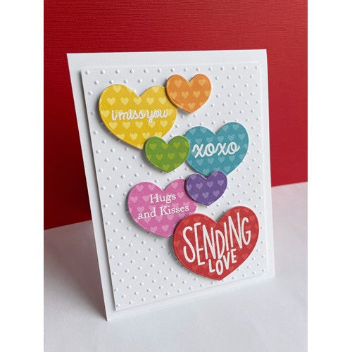 Simon Says Stamp! RESERVE Simon Says Stamps and Dies FROM THE HEART MESSAGES set599fh Kisses | color-code:ALT0