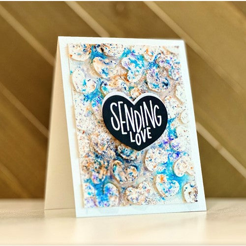 Simon Says Stamp! RESERVE Simon Says Stamps and Dies FROM THE HEART MESSAGES set599fh Kisses