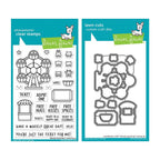 Lawn Fawn Set Wheely Great Day Clear Stamps and Dies lfwgd